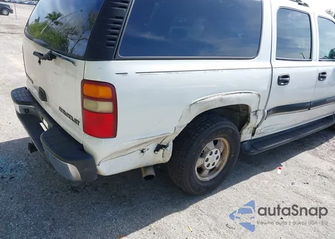 2001 Chevrolet Suburban 1500 Ls z USA, uszkodzony, nr VIN 3GNEC16T81G289220